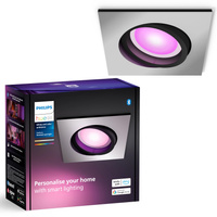 Zapuštěná montáž LED pod omítku 4,2 W 400 lm IP20 Bílá a barevná Ambiance RGB + TW Aluminium Smart SMART Zigbee Bluetooth Centura Philips HUE