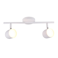 Stropní/nástěnné svítidlo nastavitelné 8.4W LED RAWI 2 bílé 3000K GOLDLUX (Polux)