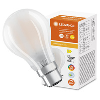 LED žárovka B22d A60 11W = 100W 1521lm 2700K Warm 300° CRI90 Stmívatelná Ledvance