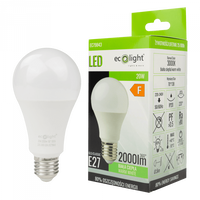 LED žárovka A60 E27 20W 1800lm 3000K Warm Ecolight