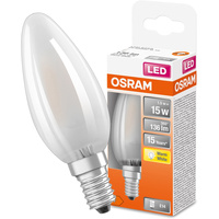 LED žárovka E14 B35 1.5W = 15W 136lm 2700K Teplá bílá 300° vlákno OSRAM STAR