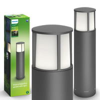 Venkovní LED zahradní svítidlo STOCK myGarden 6W 2700K IP44 Tyč 40cm Antracit PHILIPS