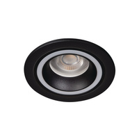 Kruhové halogenové stropní bodové svítidlo LED GU5.3 GU10 Black Feline Kanlux Flush-mounted Halogen Spot Luminaire