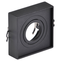 Skryté stropní svítidlo MR16 GAJA Tuba Spot Square Movable Black GOLDLUX