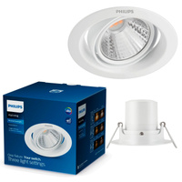LED zapuštěná pod omítku 5W 330lm 2700K SceneSwitch White Pomeron Philips