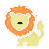 Dřevěná dekorativní noční lampa LION LED hřejivá GOLDLUX (Polux) lampička pro děti