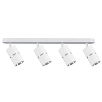 Nástěnná a stropní bodová svítidla 4x GU10 bílá stříbrná BAMBOO Sanico Goldlux