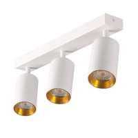 Pásové svítidlo Stropní a nástěnné LED svítidlo 3 x GU10 MARIBEL White GOLDLUX (Polux)