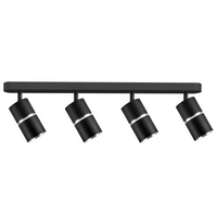 Nástěnné a stropní bodové svítidlo 4x GU10 BlackSilver BAMBOO Sanico Goldlux