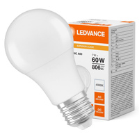 LED žárovka A60 E27 7W = 60W 806lm 4000K neutrální bílá LEDVANCE