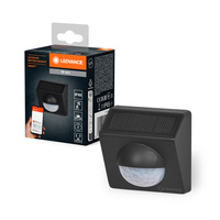 Venkovní snímač pohybu dobíjecí USB-C světelný senzor IP65 černý Smart+ WiFi Ledvance