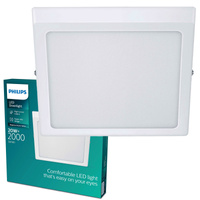 Plafond Panel LED Povrchová stropní lampa MAGNEOS 20W 2700K 28cm White Downlight Square PHILIPS