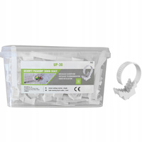 UP-30 držák na kabely. bílý. 150 ks ECOLIGHT