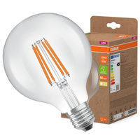 LED žárovka G95 Sphere E27 5W = 75W 1055lm 2700K Warm 330° Filament CLASSIC ENERGETICKÁ ÚSPORNOST Osram