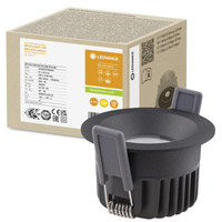 LED panelové bodové svítidlo 8W 680lm CCT stmívatelné Spot Black Fix Ledvance