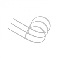 Stahovací pásky 4,6x350 mm bílé PREMIUM OKP-46350W .VÍCE 100 ks.