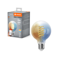 LED žárovka E27 8W = 60W 806lm CCT Stmívatelná SMART+ WiFi Filament Globe Ledvance