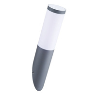 Zahradní nástěnné svítidlo E27 fasádní svítidlo OSLO TUBA GOLDLUX (Polux) ANGLE GRY