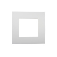 Jednoduchý vodorovný rámeček pro zásuvku OFFICE Kanlux bílý