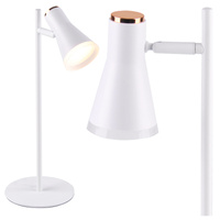 Stolní lampa 4.2W LED BERG bílá 3000K GOLDLUX (Polux)