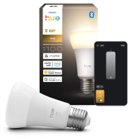 LED žárovka E27 A60 9,5W = 75W 1100lm 2700K teplá bílá SMART Smart Bluetooth ZigBee White Philips HUE