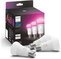 3PAK LED žárovka E27 A60 6,5W CCT RGB PHILIPS HUE White & COLOR Ambiance Bluetooth Zigbee