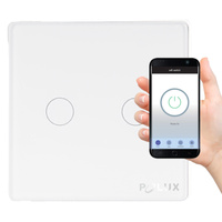Dotykový spínač dvoupólový WIFI Smart max 2x 800W 230V Tuya GOLDLUX (Polux)