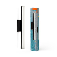 Koupelnové svítidlo LED Nástěnné svítidlo nad zrcadlo Stmívatelné 10W 950lm CCT Černá IP44 60cm Obris Ledvance