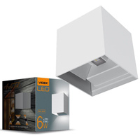 Zahradní nástěnná lampa Venkovní LED fasádní lampa 6W 580lm 2700k teplá bílá ERIC Videx