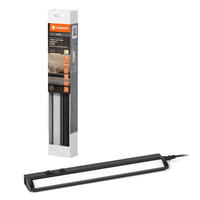 Ledvance Lineární otočné světlo Ledvance 6W 380lm CCT stmívatelné černé 35cm lineární otočné světlo Ledvance pod skříňku LED pásek se senzorem pohybu