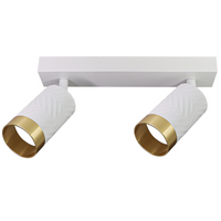 LED stropní/stěnové svítidlo 2 x GU10 ARRAS White GOLDLUX (Polux)
