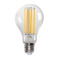 LED žárovka E27 Edison A70 18W = 149W 2450lm 2700K Warm Clear XLED Filament Kanlux