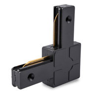 Rohový konektor černý pro jednofázové přípojnice LUMILED