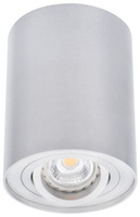 Přisazené halogenové pohyblivé SPOT svítidlo kulaté BORD GU10 hliník IP20 Kanlux