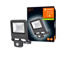 Reflektor LED 30W 2700lm 3000K IP44 šedá s pohybovým senzorem LEDVANCE světlomet Endura