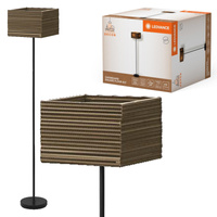 Dekorativní stojací lampa E27 Brown Decor Ledvance