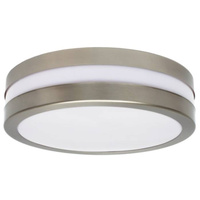 LED stropní plafon E27 IP44 nikl JURBA KANLUX