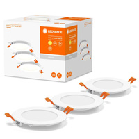 3x LED vestavné svítidlo 8W 550lm 3000K Teplá bílá stropní svítidlo 12cm LED SPOT LEDVANCE