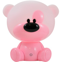 Dekorativní stolní lampa 2,5W 59lm růžová Stmívatelný medvídek Sanico Goldlux