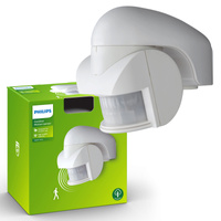 VIRGINIA povrchově montovaný PIR pohybový senzor IP44 pohyblivý bílý PHILIPS