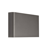 HAGA 9710 Nowodvorski grafitové nástěnné svítidlo 2xG9 obdélníkové nástěnné svítidlo Ocel Moderní