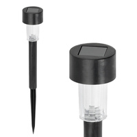 Solární zahradní tyč Venkovní stojící LED 6000K studená IP44 černá Zen Kobi