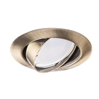 LED bodové svítidlo pro zápustnou montáž nastavitelné GU10 Patina Tribis Kanlux