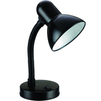 Nastavitelná školní noční stolní lampa E27 černá