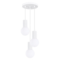 Stropní závěsné svítidlo 3x G9 Round White Modern Matte Halo Sollux