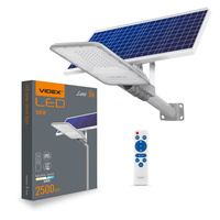 Solární Reflektor Lampa 50x LED 100W 2500lm 5000K IP65 VIDEX Twilight Sensor s dálkovým ovládáním