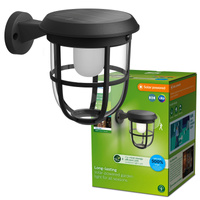 Zahradní lampa LED Solární nástěnná lampa RADII 1,3W 3000K IP44 Soumrakový pohybový senzor PHILIPS