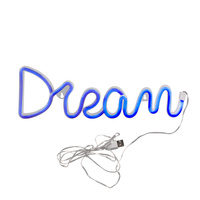 Dekorativní LED lampa na baterie 3W White Neon Sanico Goldlux