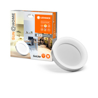 LED plafond pro povrchovou montáž 18,5 W 500 lm CCT stmívatelný kulatý stříbrný SMART+ WiFi Sun@Home Ledvance