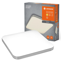 LED panelová povrchová stropní lampa 50W 3000K Teplá bílá s pohybovým a soumrakovým senzorem 43x43cm čtvercová ORBIS LEDVANCE